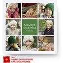 Family Squares Holiday Photo Card