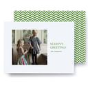 Chevron Greetings Holiday Card