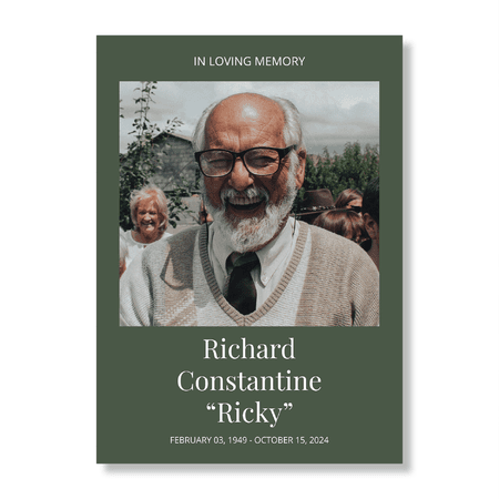 20” x 28”, 1 photo